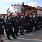 Poświęcenie nowszego samochodu strażackiego