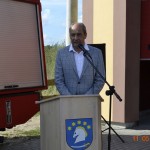 Poświęcenie nowszego samochodu strażackiego