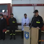 Poświęcenie nowszego samochodu strażackiego