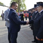 Poświęcenie nowszego samochodu strażackiego