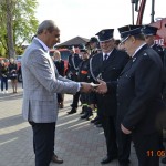 Poświęcenie nowszego samochodu strażackiego