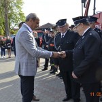 Poświęcenie nowszego samochodu strażackiego