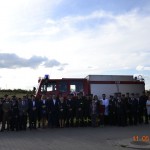 Poświęcenie nowszego samochodu strażackiego