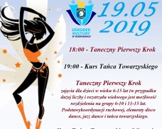 OŚRODEK KULTURY W DZIEMIANACH SERDECZNIE ZAPRASZA NA KOLEJNE ZAJĘCIA TANECZNE