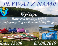 Ośrodek Kultury w Dziemianach zaprasza na zawody wodne