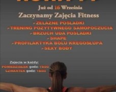 ZAPRASZAMY NA ZAJĘCIA AEROBIKU