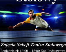 Ośrodek Kultury zaprasza na zajęcia z tenisa stołowego