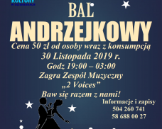 Ośrodek Kultury w Dziemianach zaprasza na Zabawę Andrzejkową