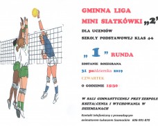 Gminna Liga Mini Siatkówki “2” Szkoły Podstawowej klas 4-6