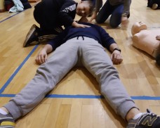 Fotorelacja z zajęć karate oraz pierwszej pomocy