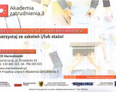 Skorzystaj ze szkoleń i /lub stażu!