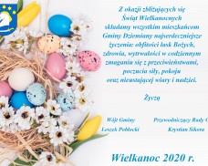 ŻYCZENIA WIELKANOCNE OD WÓJTA GMINY DZIEMIANY ORAZ PRZEWODNICZĄCEGO RADY GMINY