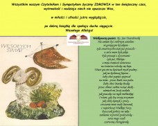 ŻYCZENIA WIELKANOCNE OD DYREKTORA GMINNEJ BIBLIOTEKI PUBLICZNEJ ORAZ PRACOWNIKÓW