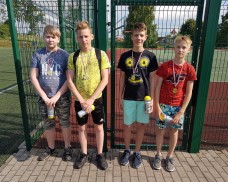 Podsumowanie Gminnej Ligi Minisiatkówki „TRÓJEK”  klas 7-8 Szkoły Podstawowej