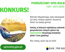 Powszechny Spis Rolny – Konkurs