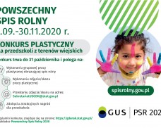 Powszechny Spis Rolny – Konkurs Plastyczny dla przedszkoli z terenów wiejskich